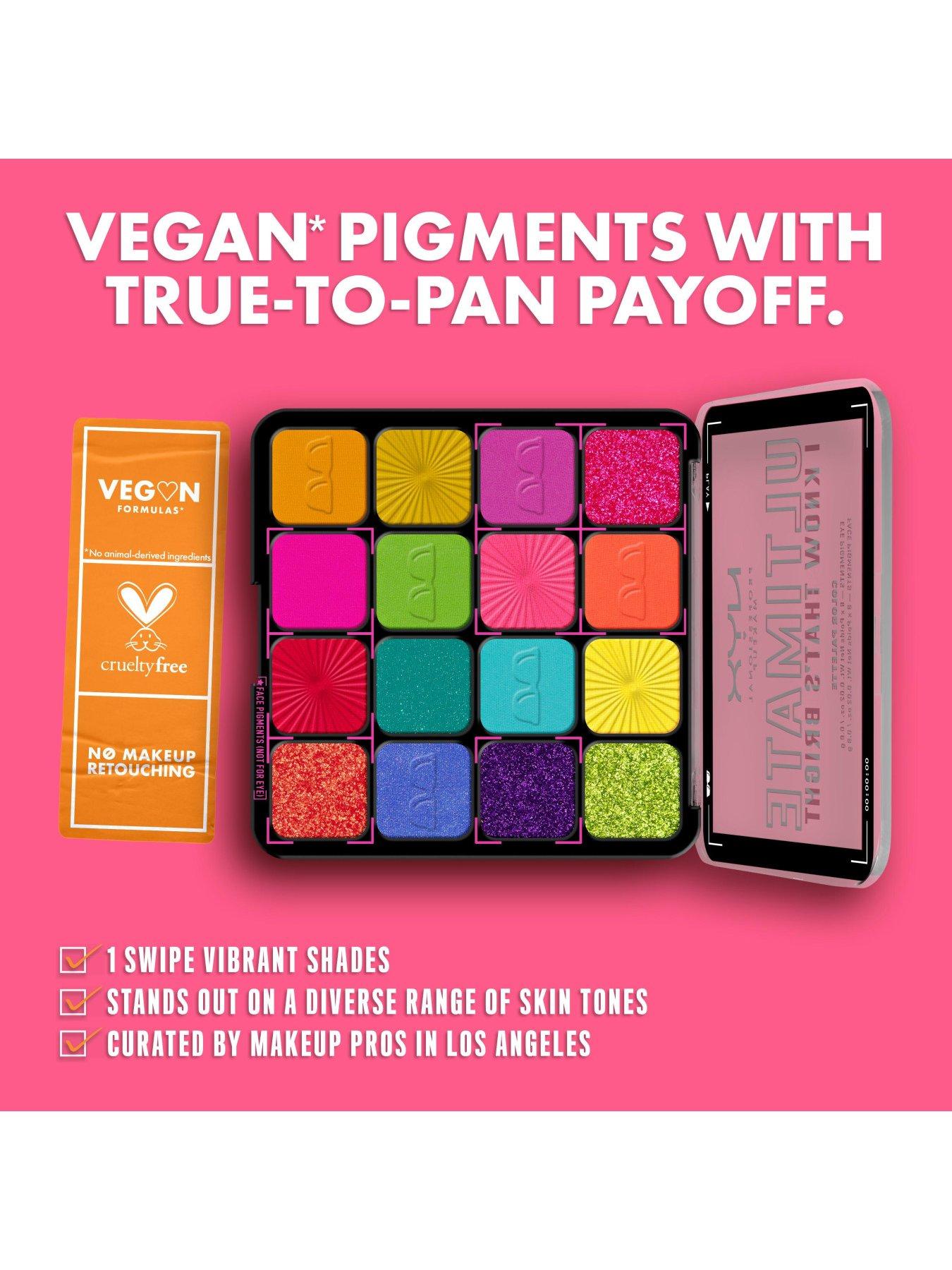 Image 3 of 8 of NYX PROFESSIONAL MAKEUP Ultimate Shadow Palette Vegan 16-Pan - I Know That's Bright