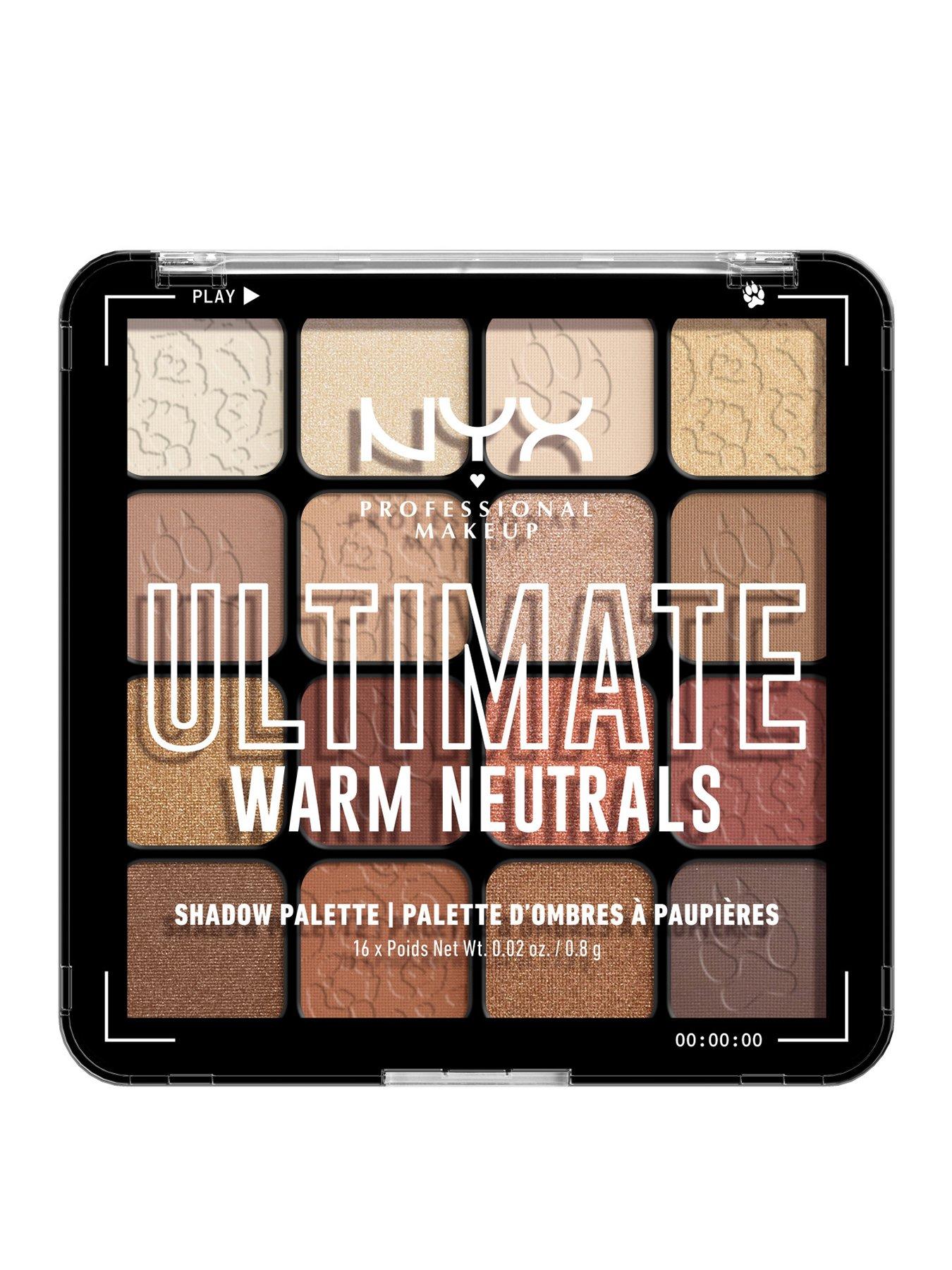 NYX PROFESSIONAL MAKEUP Ultimate Shadow Palette Vegan 16-Pan - Warm Neutrals