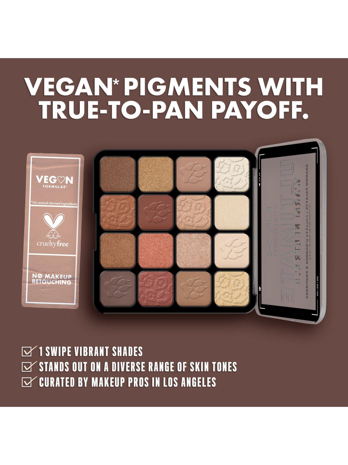 Image 3 of 8 of NYX PROFESSIONAL MAKEUP Ultimate Shadow Palette Vegan 16-Pan - Warm Neutrals