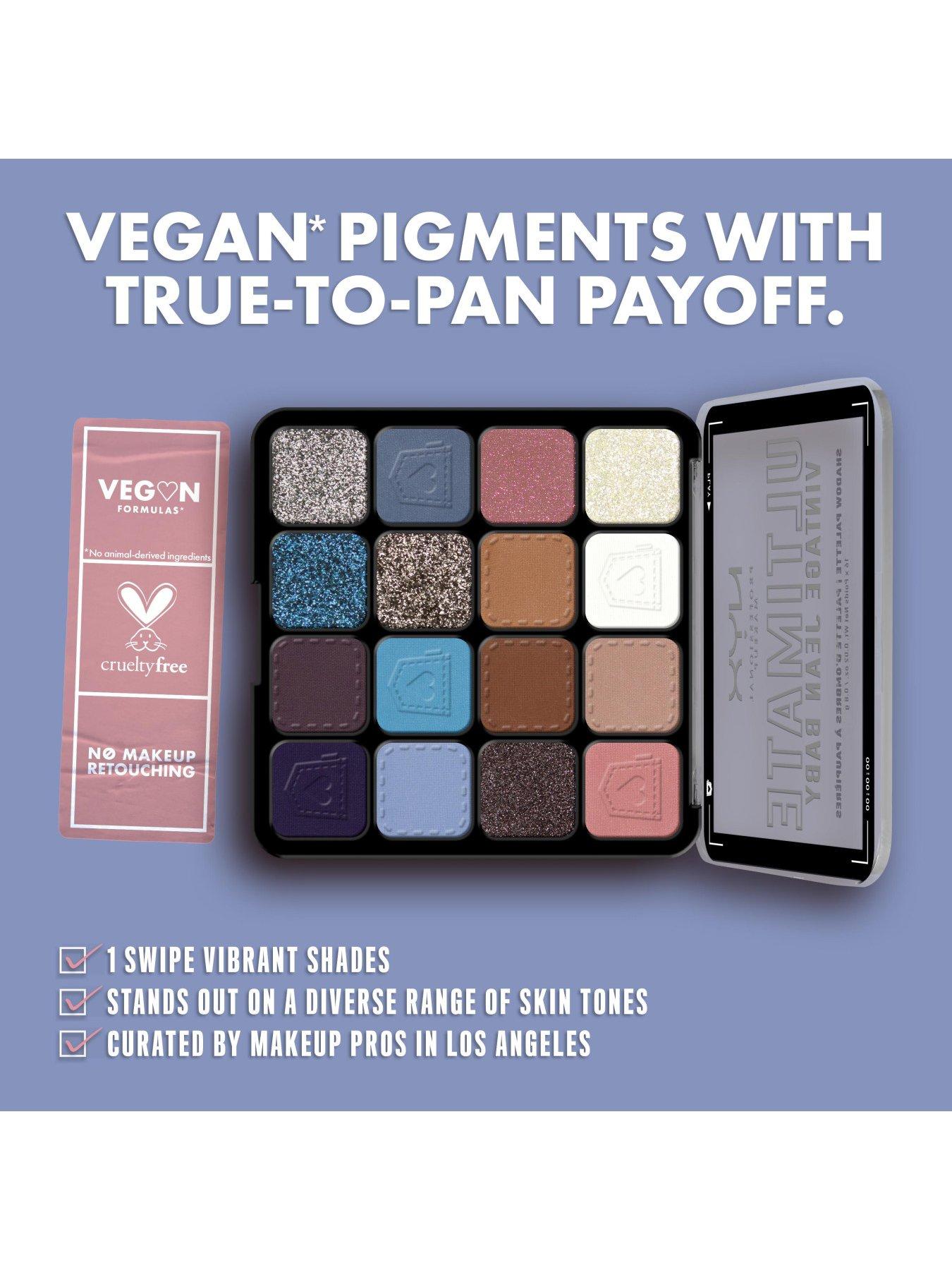 Image 3 of 7 of NYX PROFESSIONAL MAKEUP Ultimate Shadow Palette Vegan 16-Pan - Vintage Jean Baby