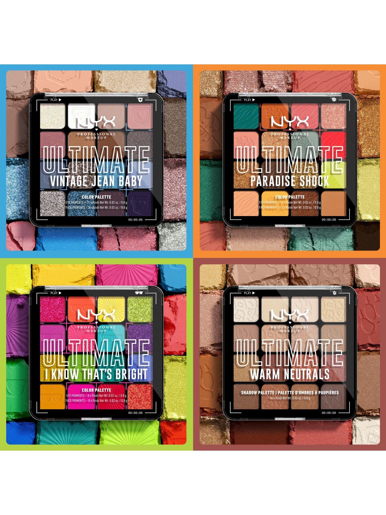 Image 6 of 7 of NYX PROFESSIONAL MAKEUP Ultimate Shadow Palette Vegan 16-Pan - Vintage Jean Baby