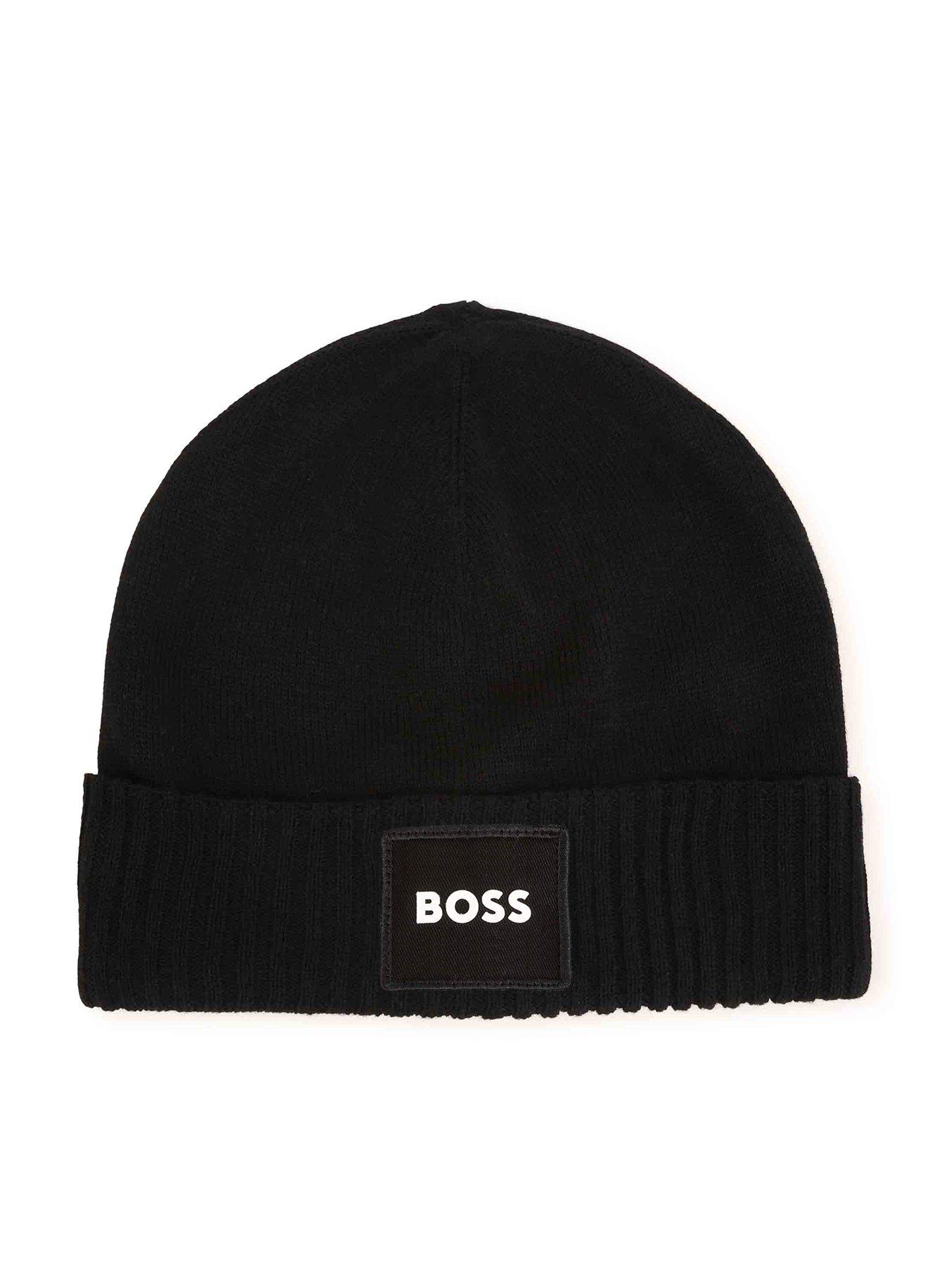 Boys black beanie store hat