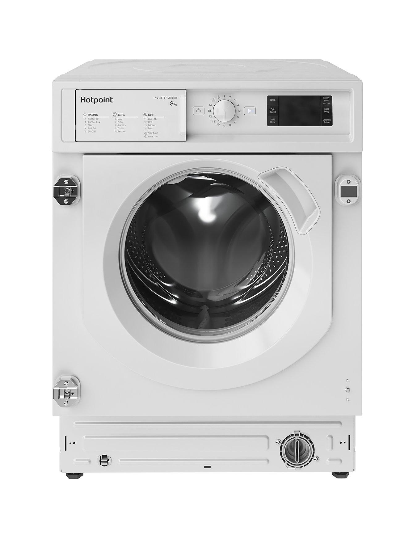 Hotpoint BIWMHG81485 8kg Wash, 1400rpm Spin Integrated Washing Machine