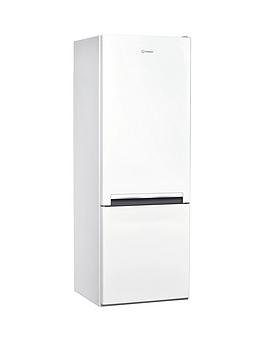 Product photograph of Indesit Li6s1ewuk 60cm Fridge Freezer - White from very.co.uk