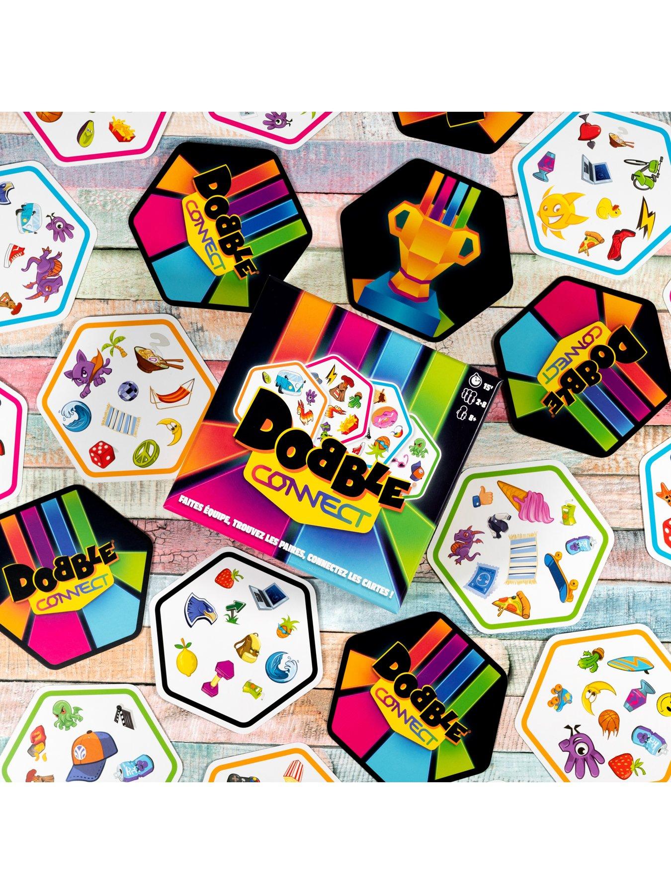 Image 1 of 8 of Dobble Connect Quick Reaction Card Game