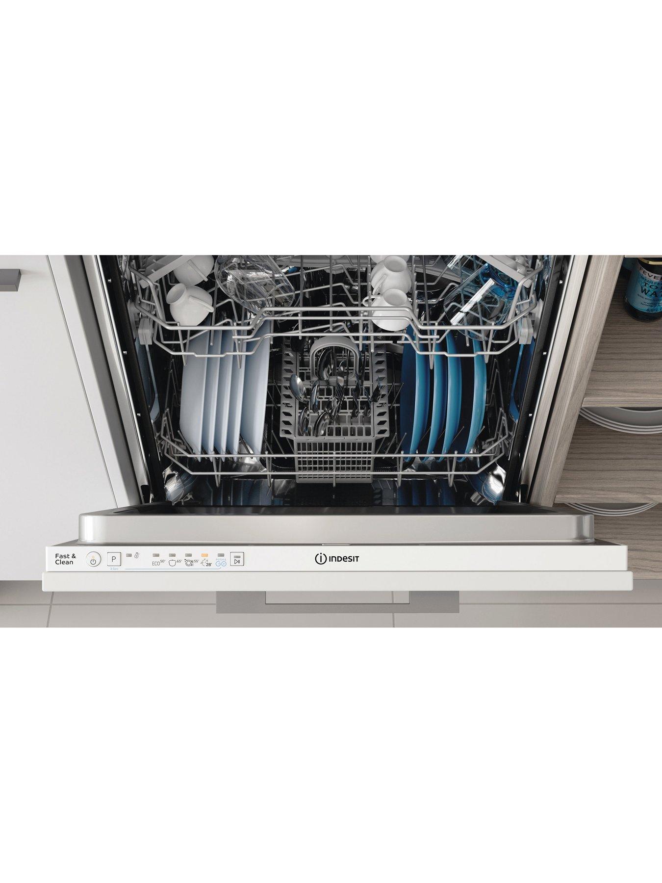 Image 5 of 6 of Indesit D2IHL326UK Fullsize 14-Place Setting Integrated Dishwasher