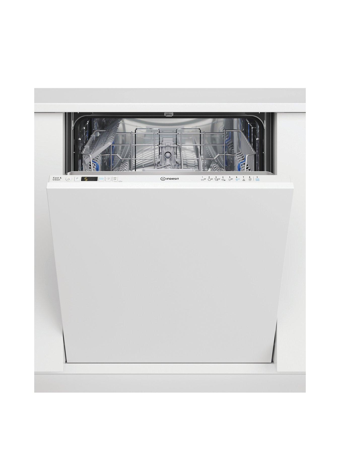 Image 1 of 6 of Indesit D2IHD526UK Fullsize 14 Place Setting Integrated Dishwasher