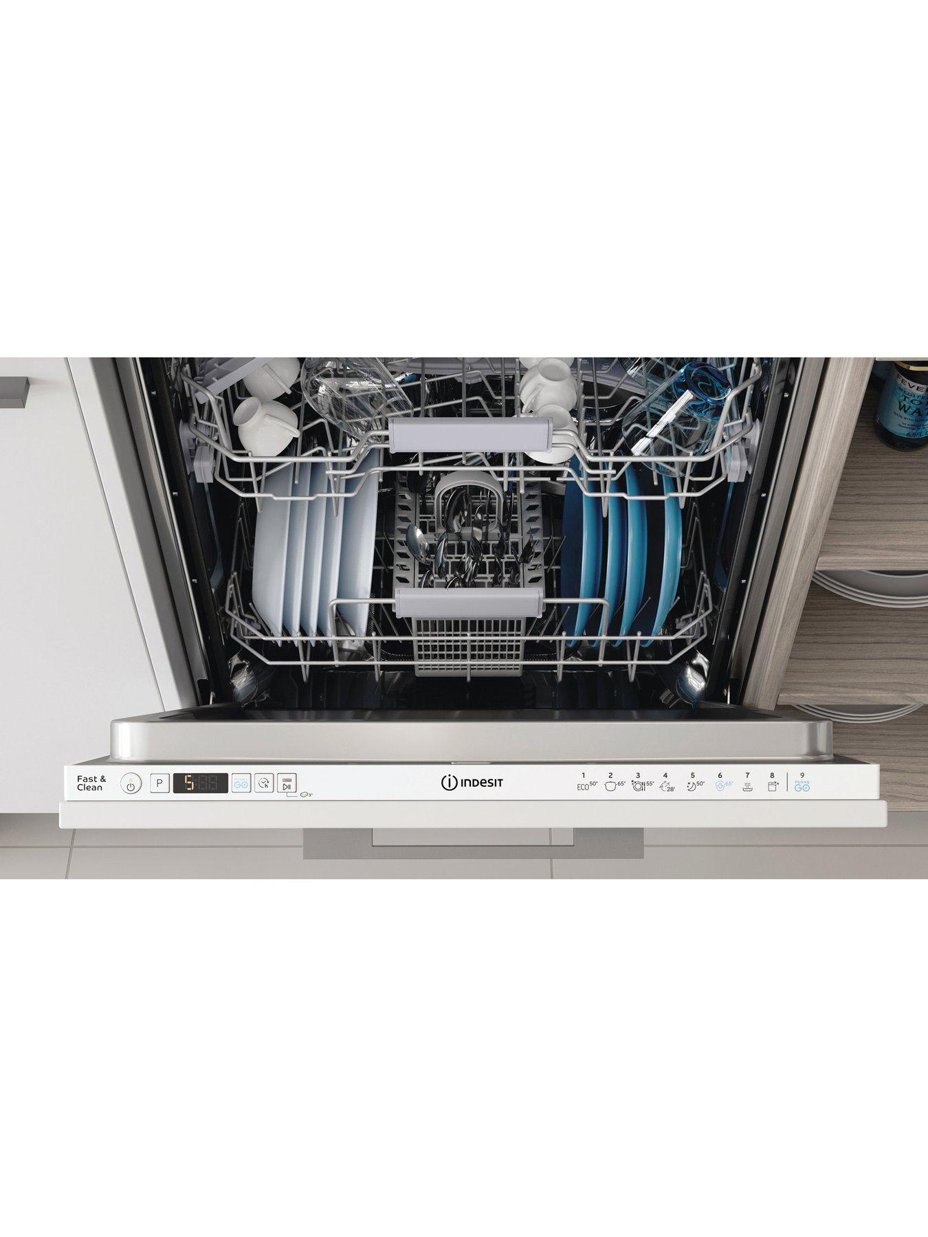 Image 5 of 6 of Indesit D2IHD526UK Fullsize 14 Place Setting Integrated Dishwasher