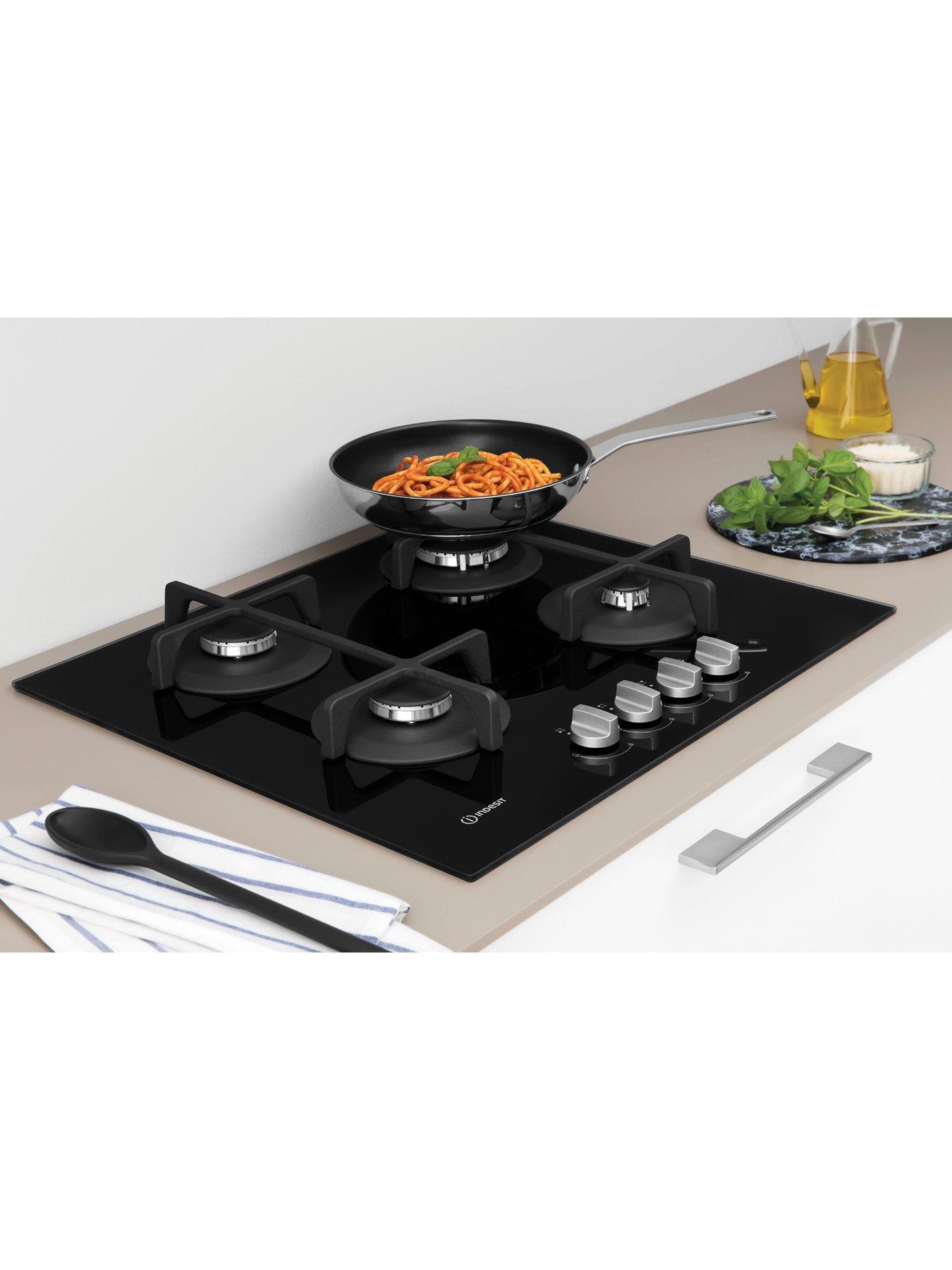 Image 7 of 7 of Indesit ING61TBK 60cm Integrated Gas Hob