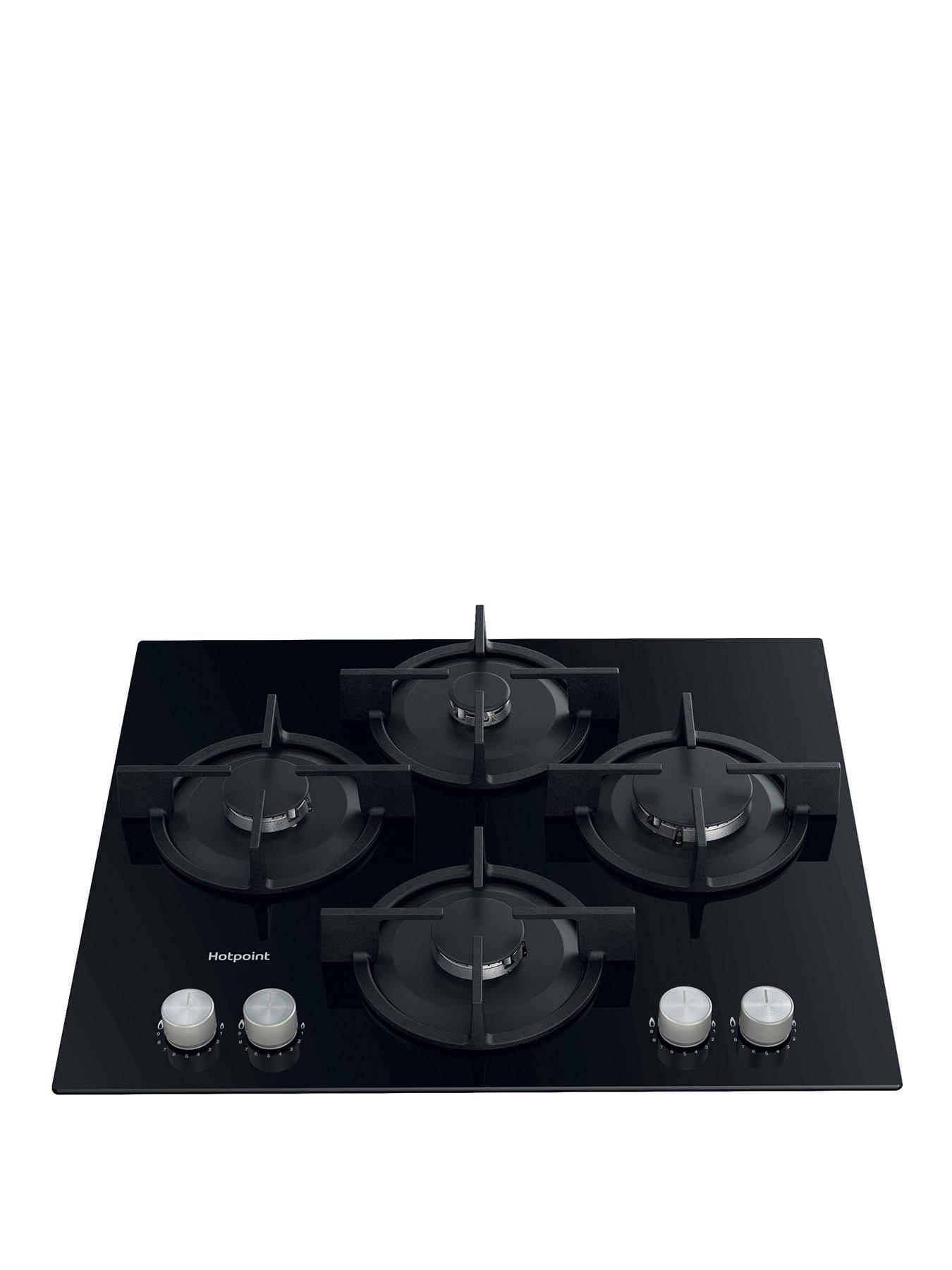 Product photograph of Hotpoint Hgs61sbk 60cm Integrated Gas Hob - Hob With Installation from very.co.uk