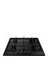 image of hotpoint-pph60pfnb-60cm-integrated-gas-hob