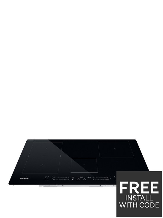 front image of hotpoint-ts6477ccpne-cleanprotect-77cm-integrated-induction-hob