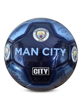 manchester city size 5 metallic signature football