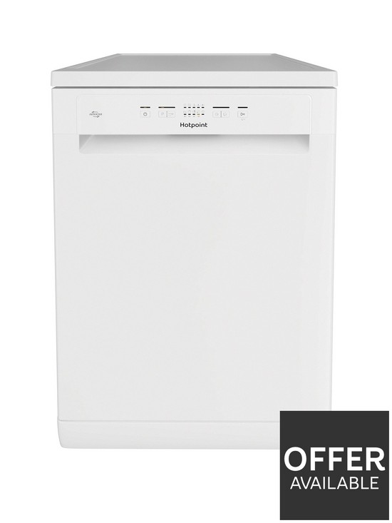 front image of hotpoint-h2fhl626-fullsize-14-place-setting-freestanding-dishwasher-white