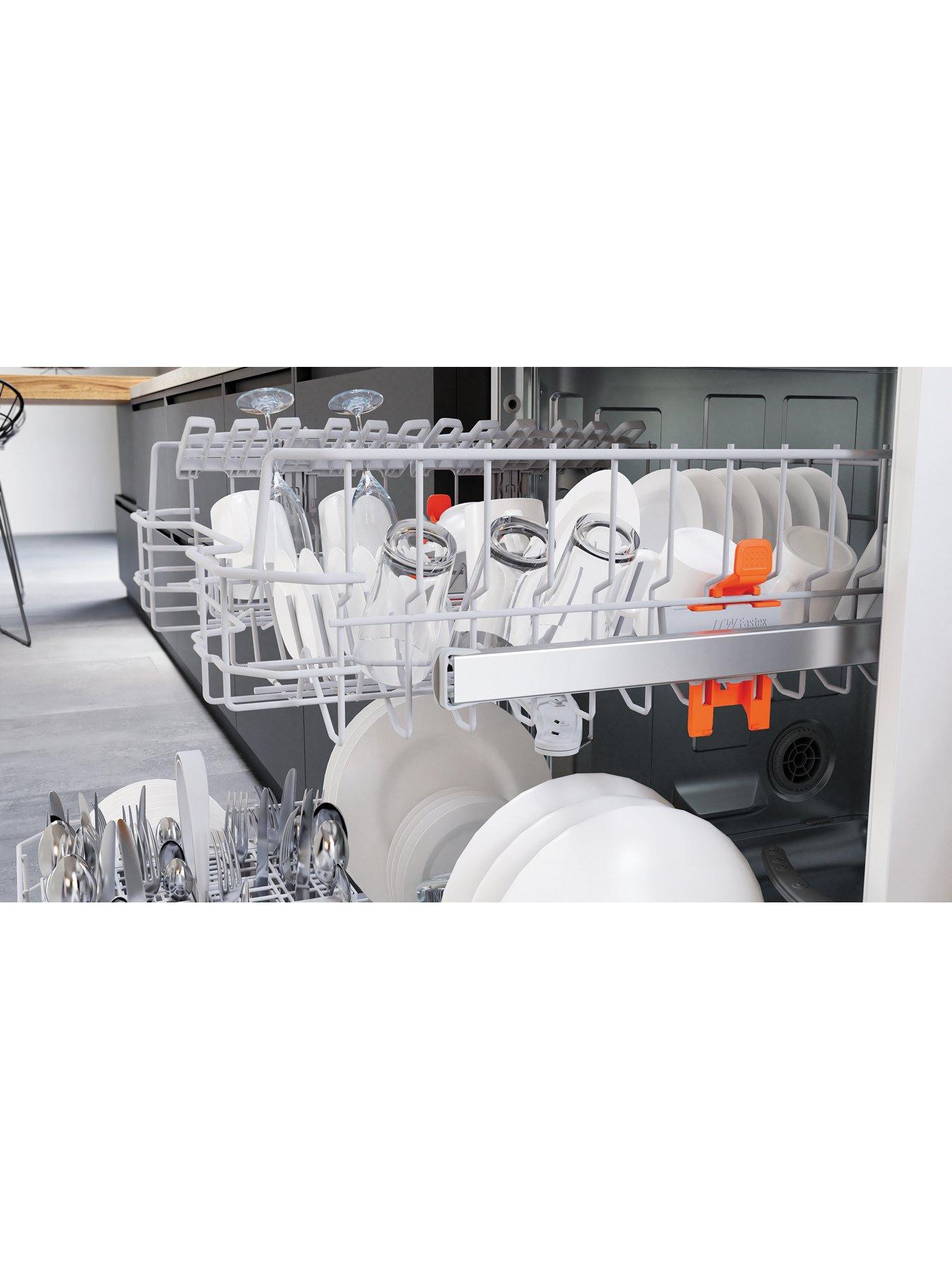 Image 5 of 7 of Hotpoint H2FHL626 Fullsize 14-Place Setting Freestanding Dishwasher - White
