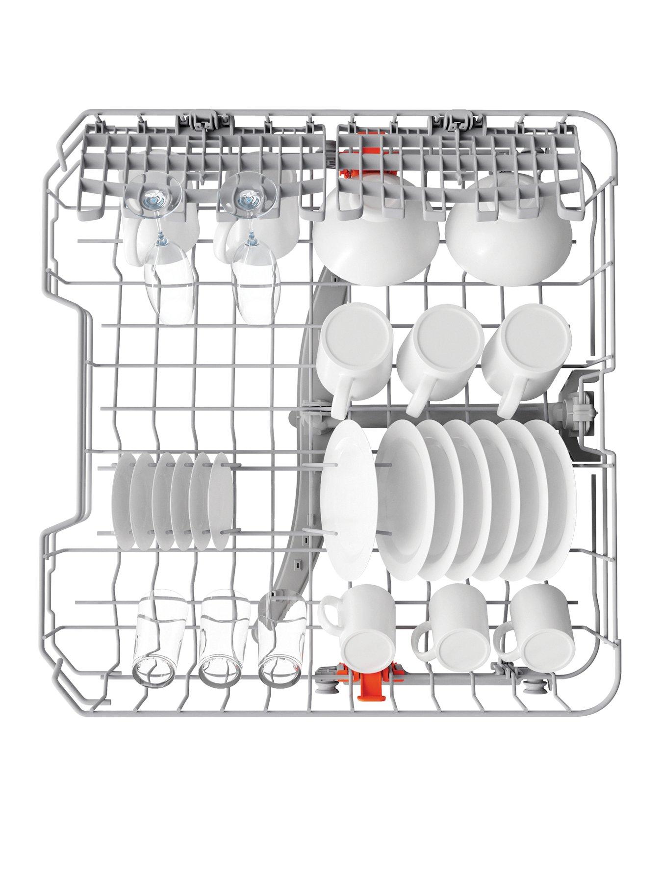 Image 7 of 7 of Hotpoint H2FHL626 Fullsize 14-Place Setting Freestanding Dishwasher - White