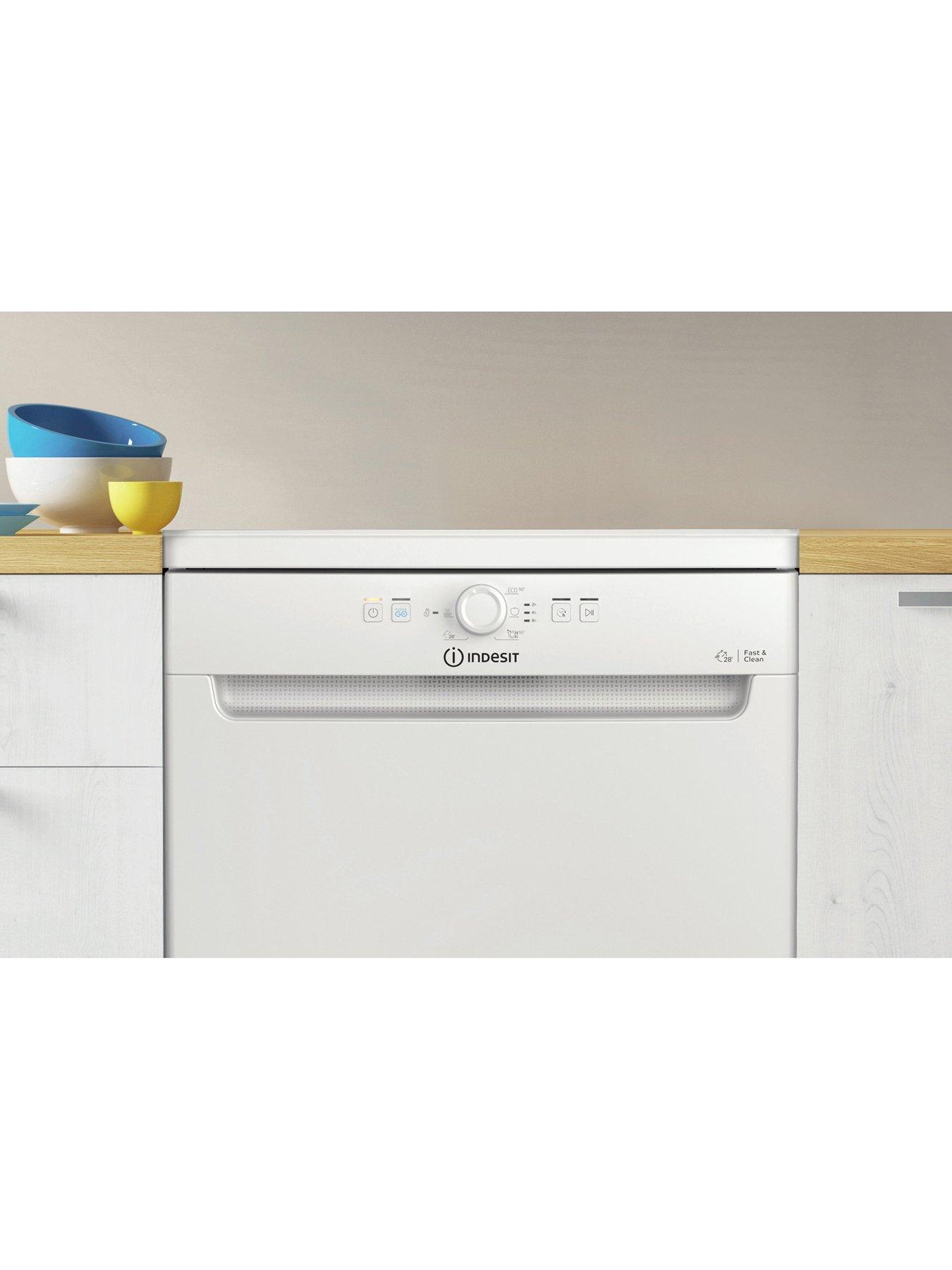 Image 6 of 7 of Indesit D2FHK26 Fullsize 14-Place Setting Freestanding Dishwasher - White