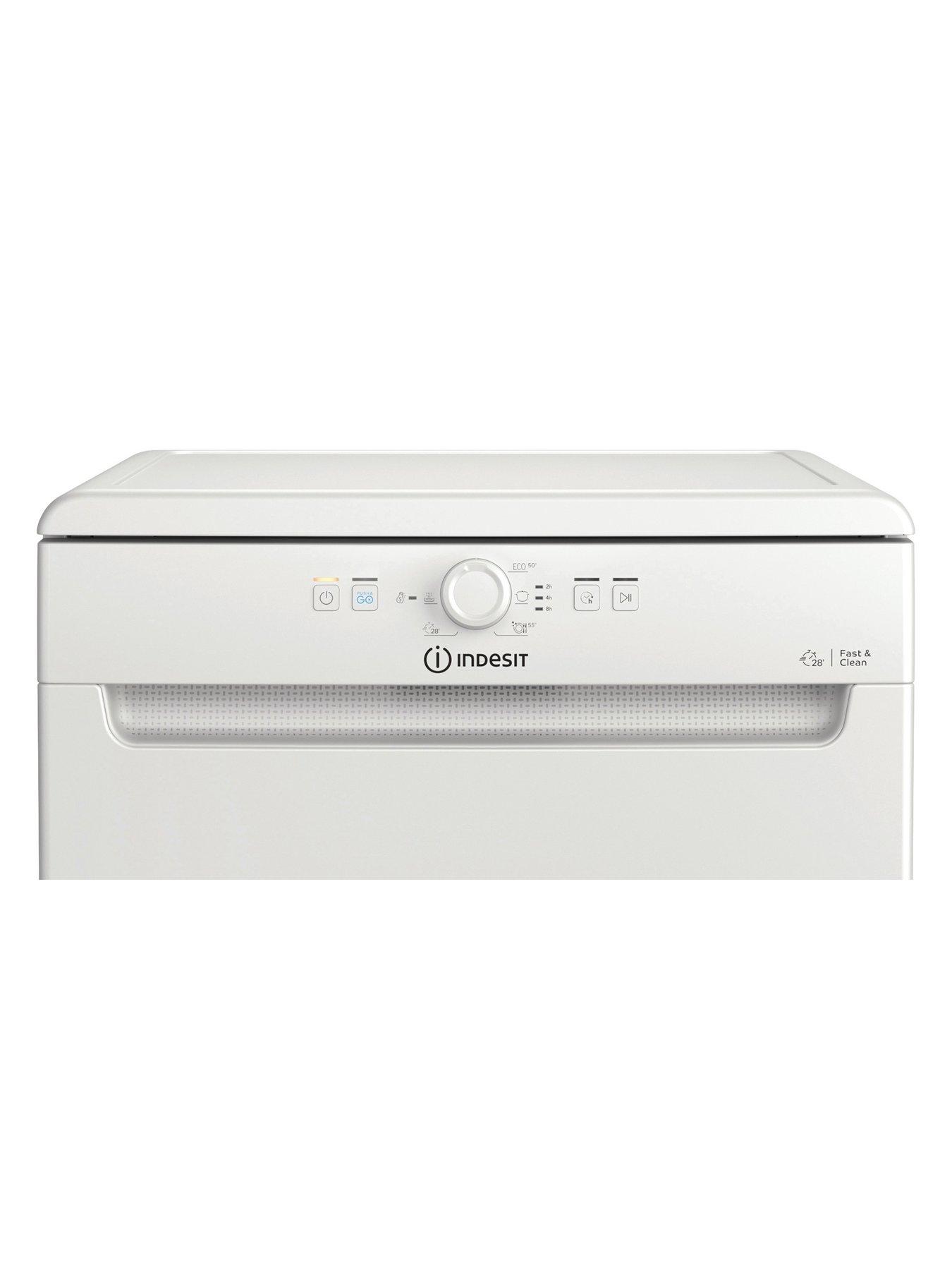 Image 7 of 7 of Indesit D2FHK26 Fullsize 14-Place Setting Freestanding Dishwasher - White