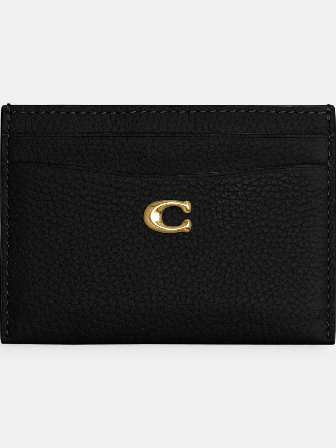 coach-essential-polished-pebble-card-case-b4black