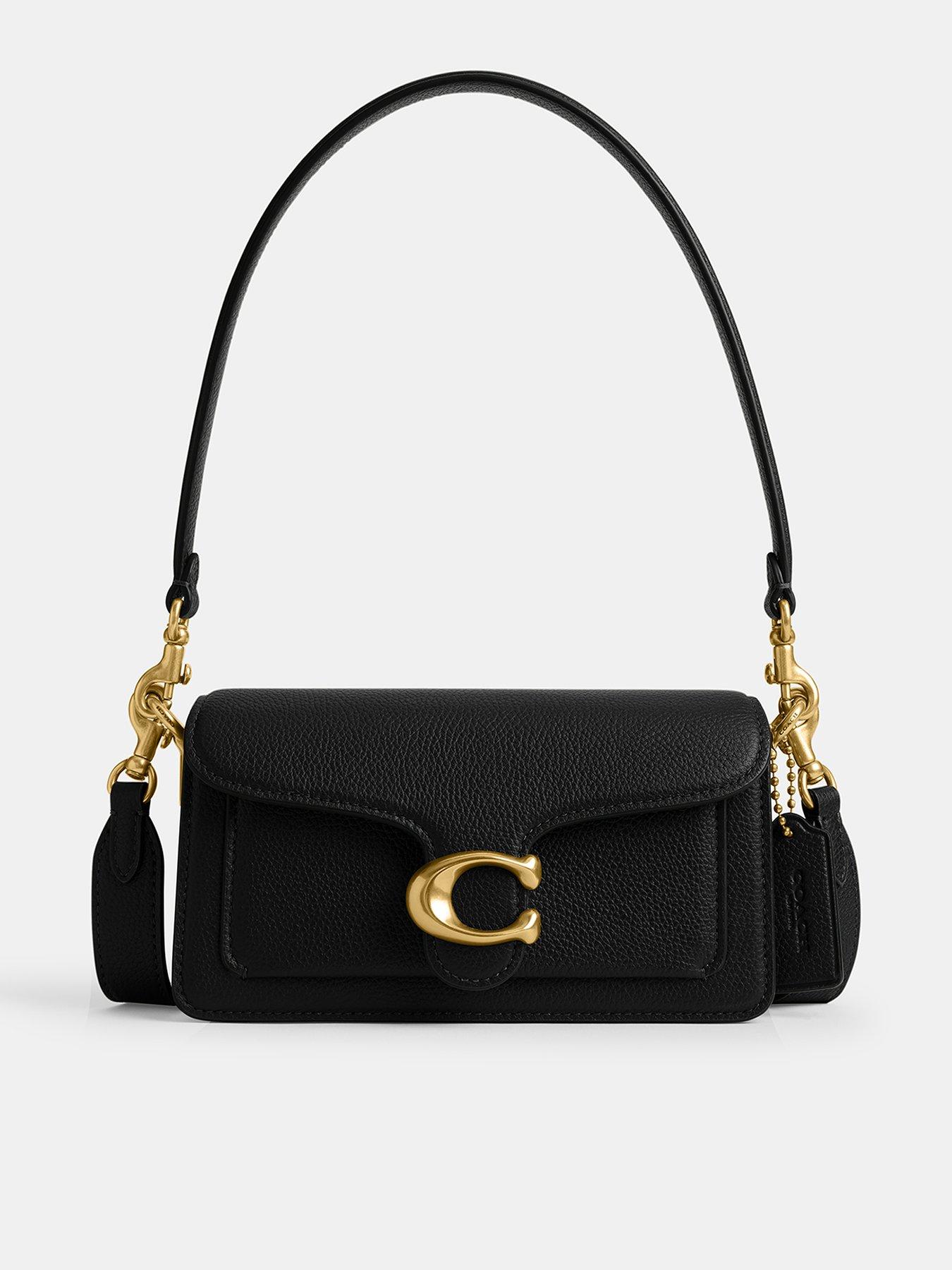 undefined Tabby 20 Polished Pebble Leather Shoulder Bag - Black