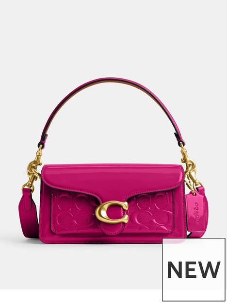 coach-signature-patent-leather-tabby-shoulder-bag-20-b4magenta