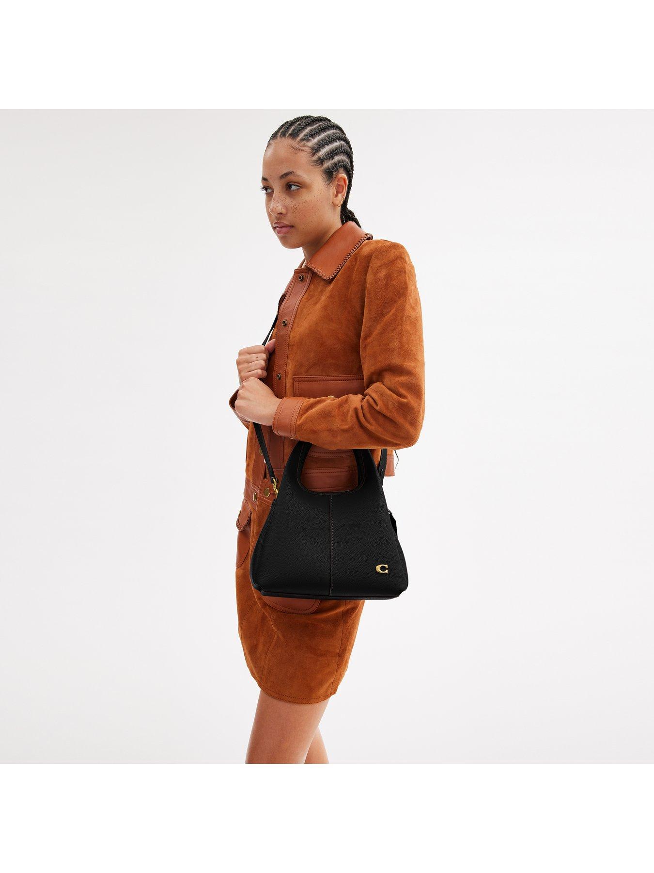 Coach leather shoulder bag new arrivals