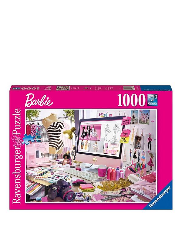 Image 1 of 5 of Ravensburger Barbie Fashion Icon 1000 piece Jigsaw Puzzle