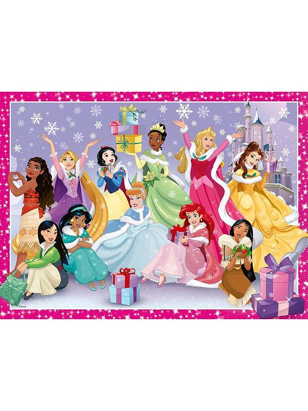 Image 2 of 5 of Ravensburger Disney Princess Christmas XXL 200 piece Jigsaw Puzzle