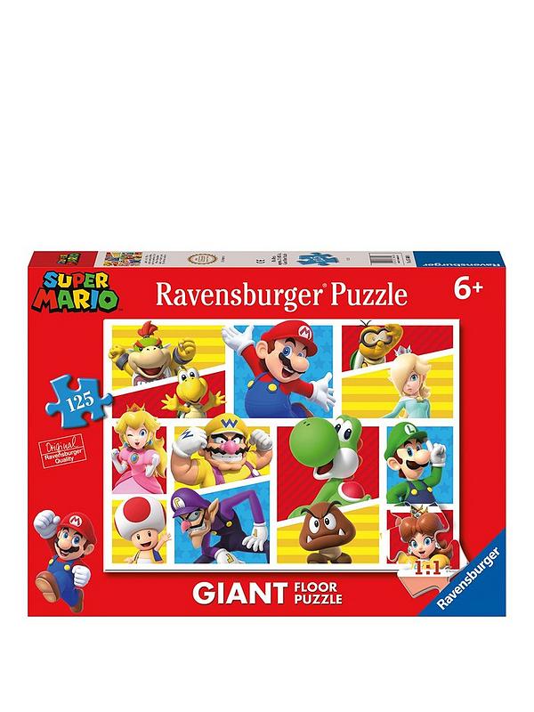 Image 1 of 4 of Ravensburger Super Mario XXL 125 piece Jigsaw Puzzle
