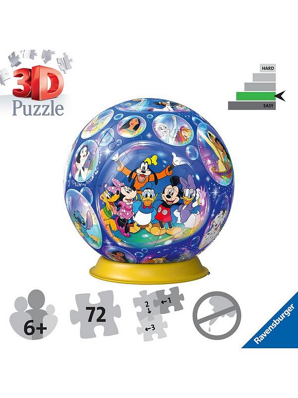 Image 5 of 5 of Ravensburger Disney Character 72 piece 3D Jigsaw Puzzle