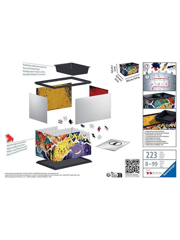 Image 3 of 5 of Ravensburger Pokemon Storage Box, 216 piece 3D Jigsaw Puzzle