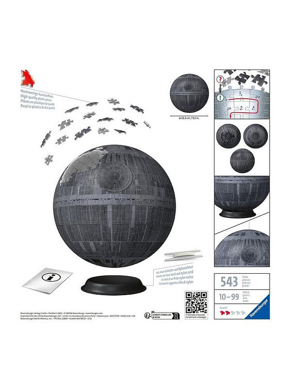 Image 4 of 6 of Ravensburger Star Wars Death Star, 540 piece 3D Jigsaw Puzzle