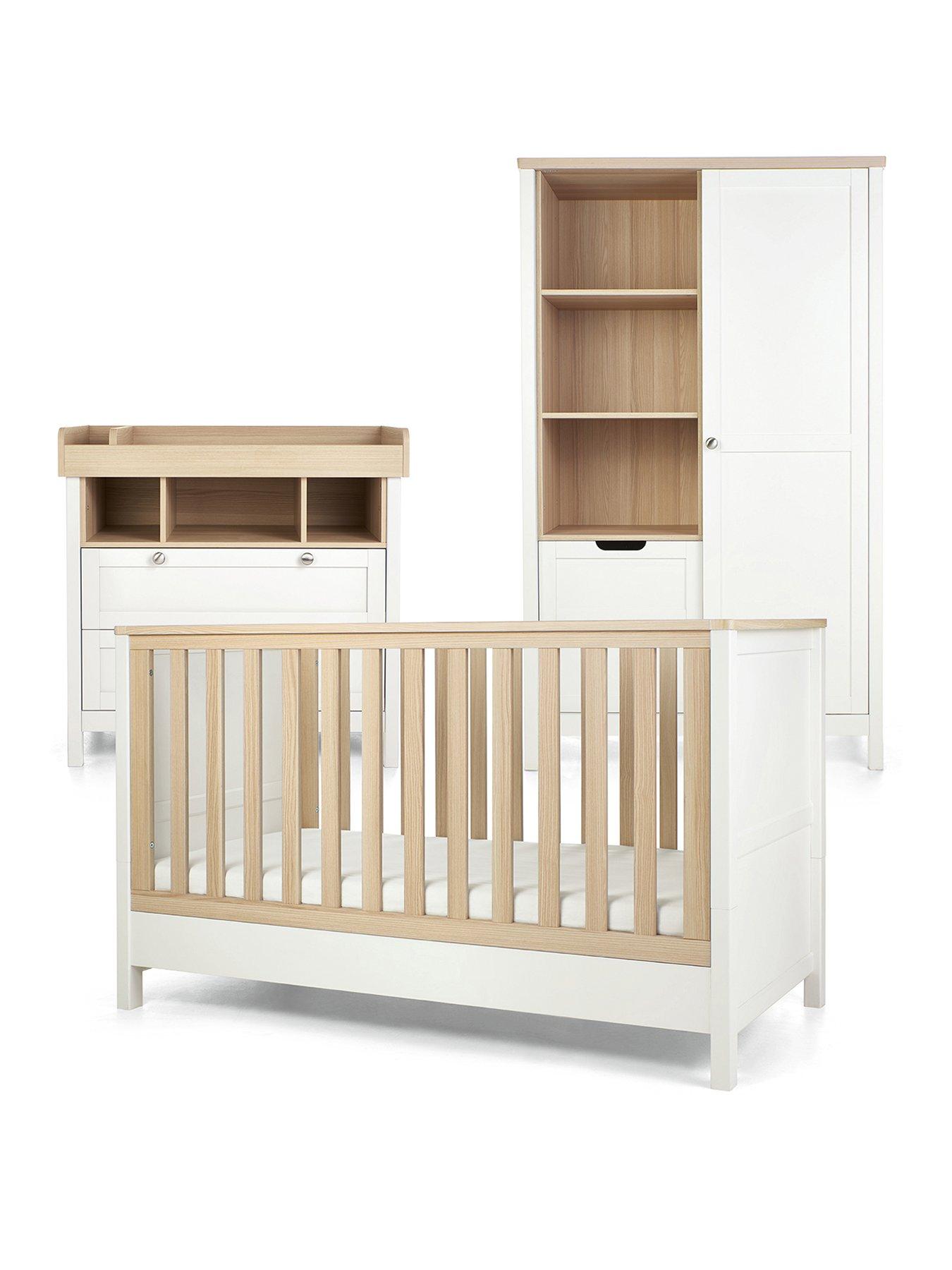 Image 2 of 7 of Mamas & Papas Harwell 3 Piece Furniture Range - White/Natural