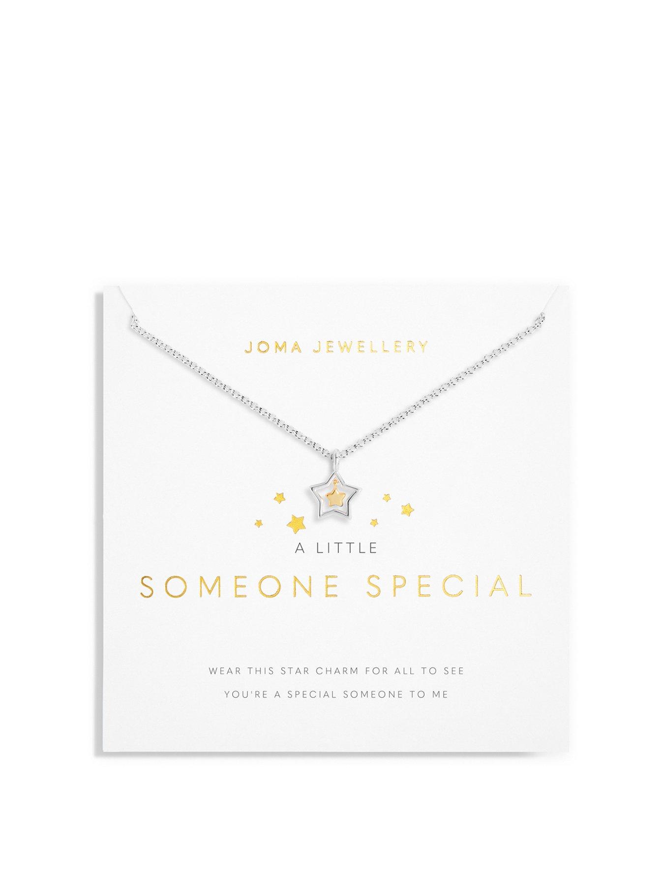 Product photograph of Joma Jewellery A Little Someone Special Necklace In Silver And Gold Plating from very.co.uk