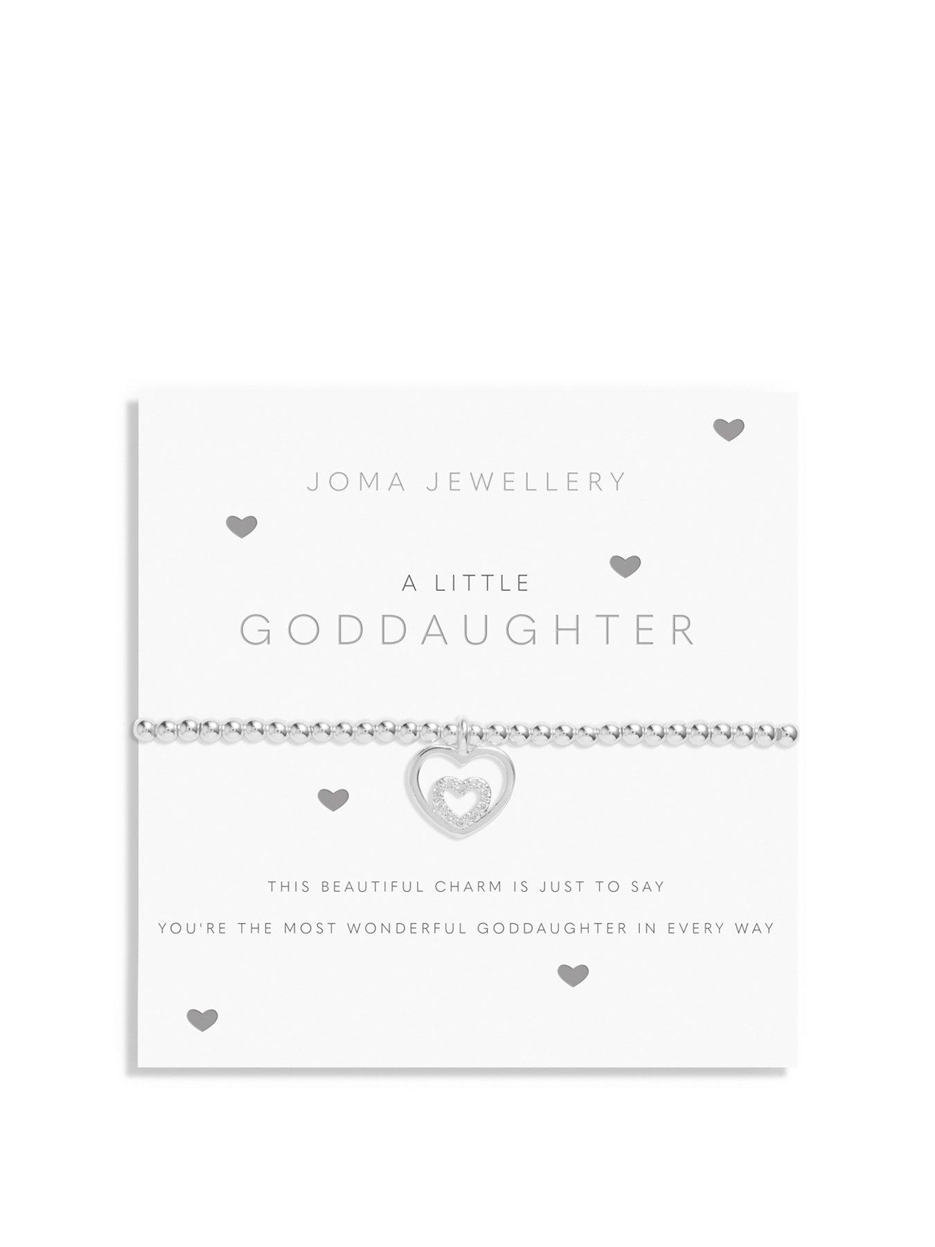 Product photograph of Joma Jewellery Children S A Little Goddaughter Bracelet from very.co.uk