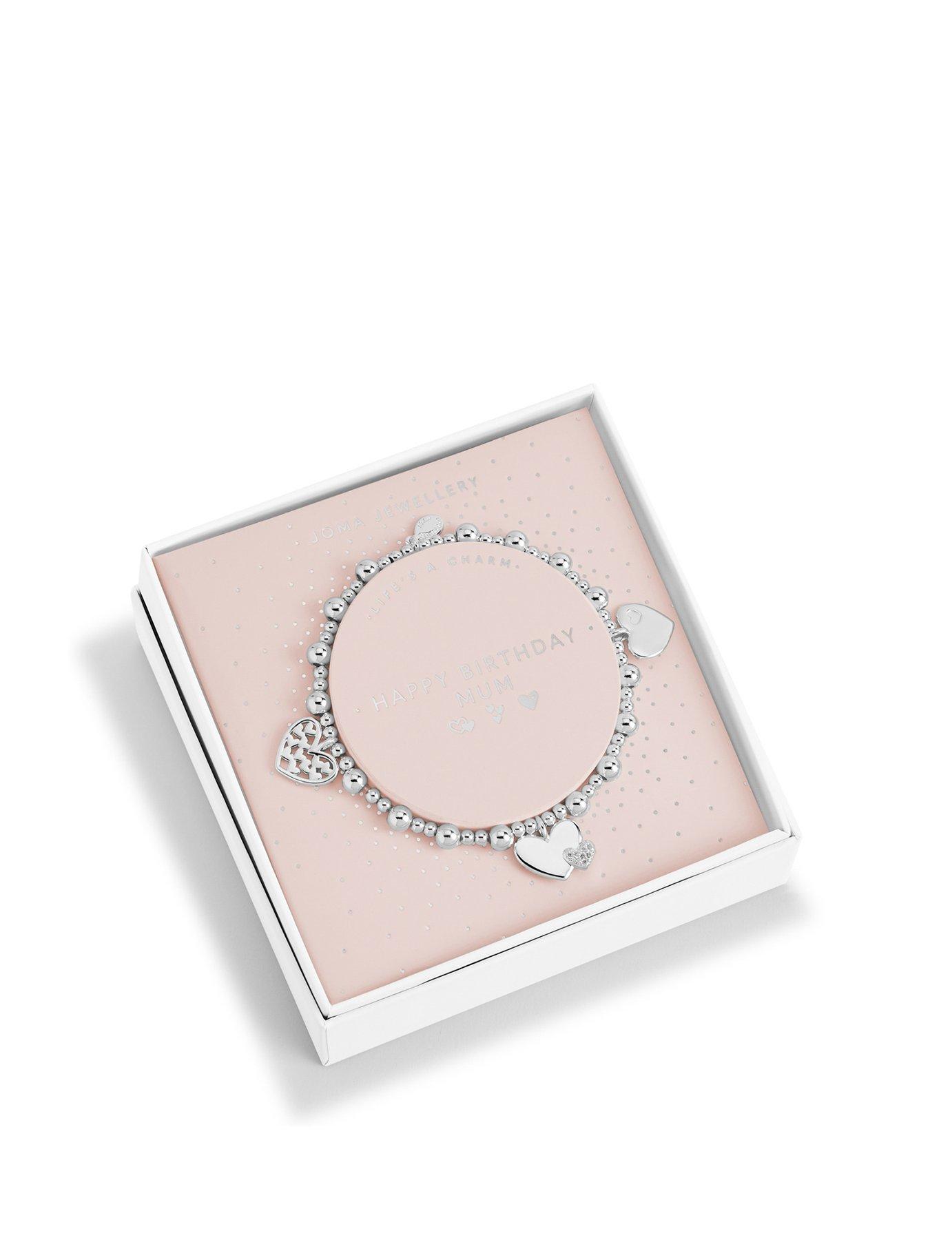 Product photograph of Joma Jewellery Life S A Charm Happy Birthday Mum Bracelet from very.co.uk