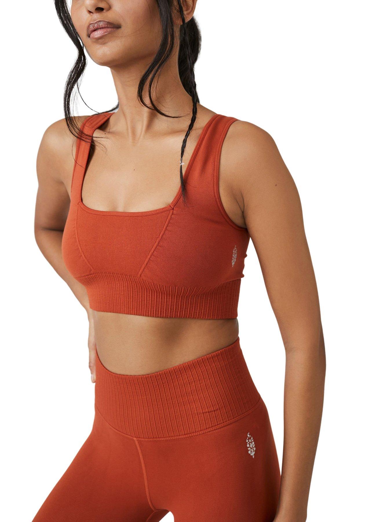 Free People Movement Good Karma Cut Out Sports Bra Top, All Colors $48 |  FF-211