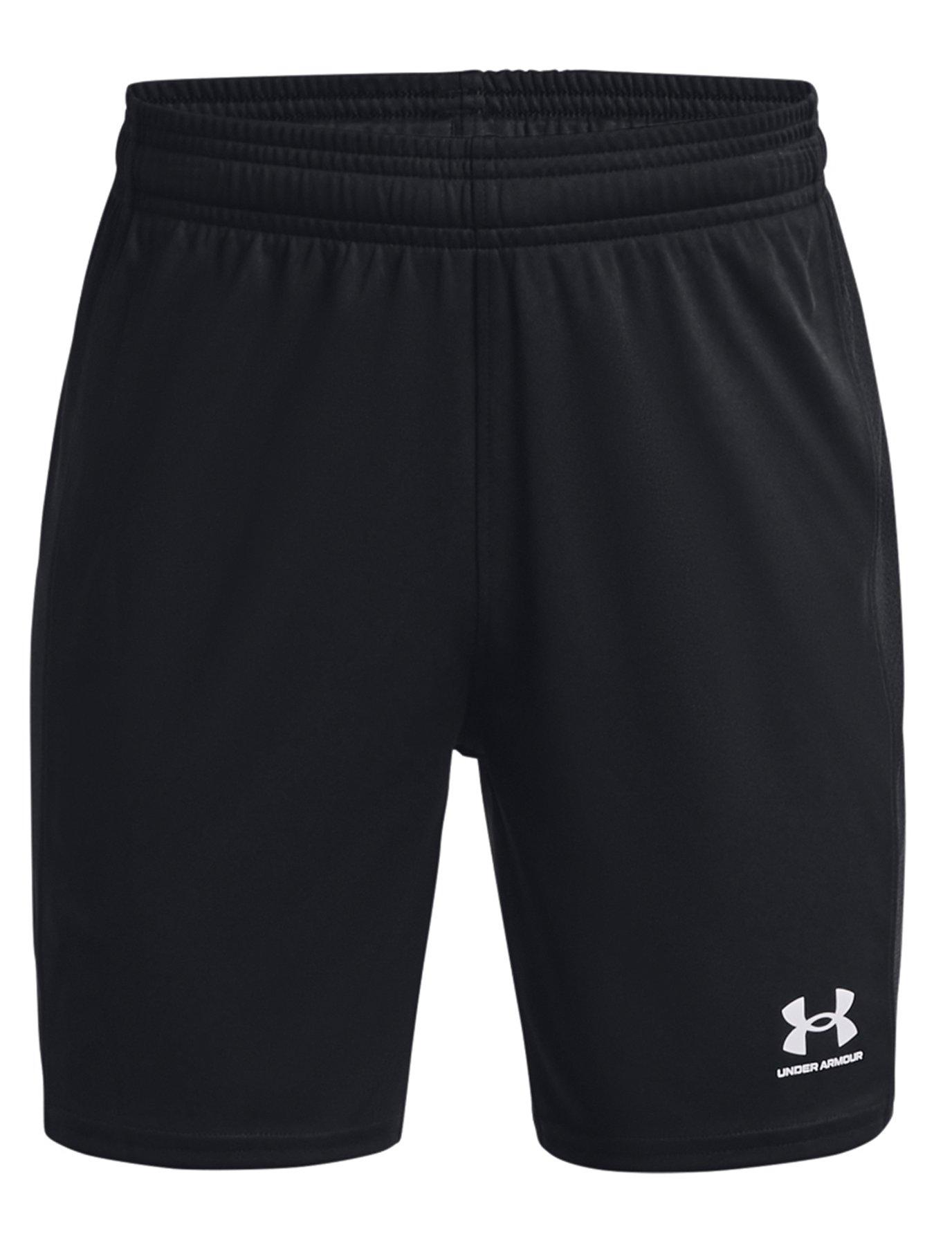 undefined Boys Challenger Knit Shorts - Black/White