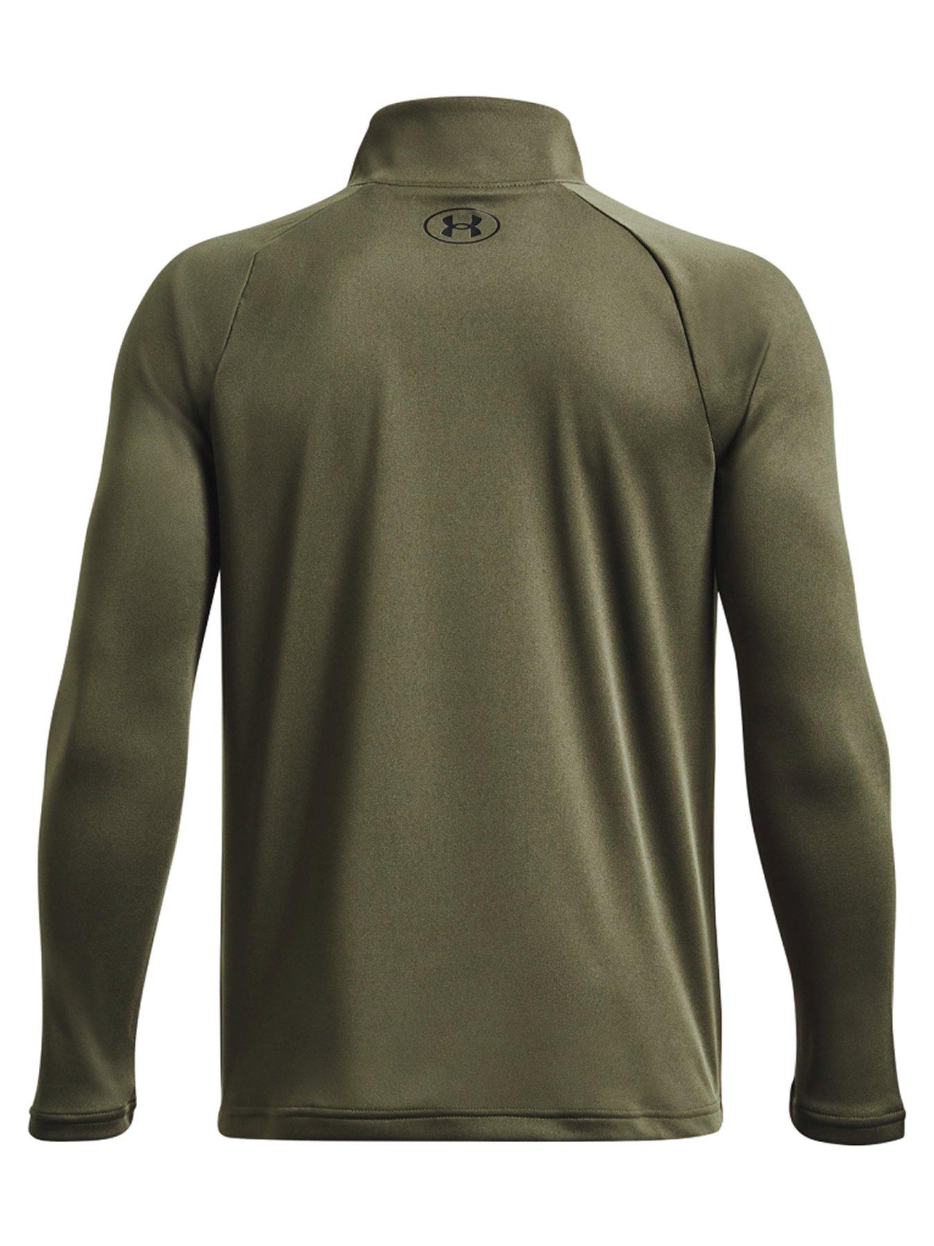 UNDER ARMOUR Boys Tech 1/2 Zip Khaki Very