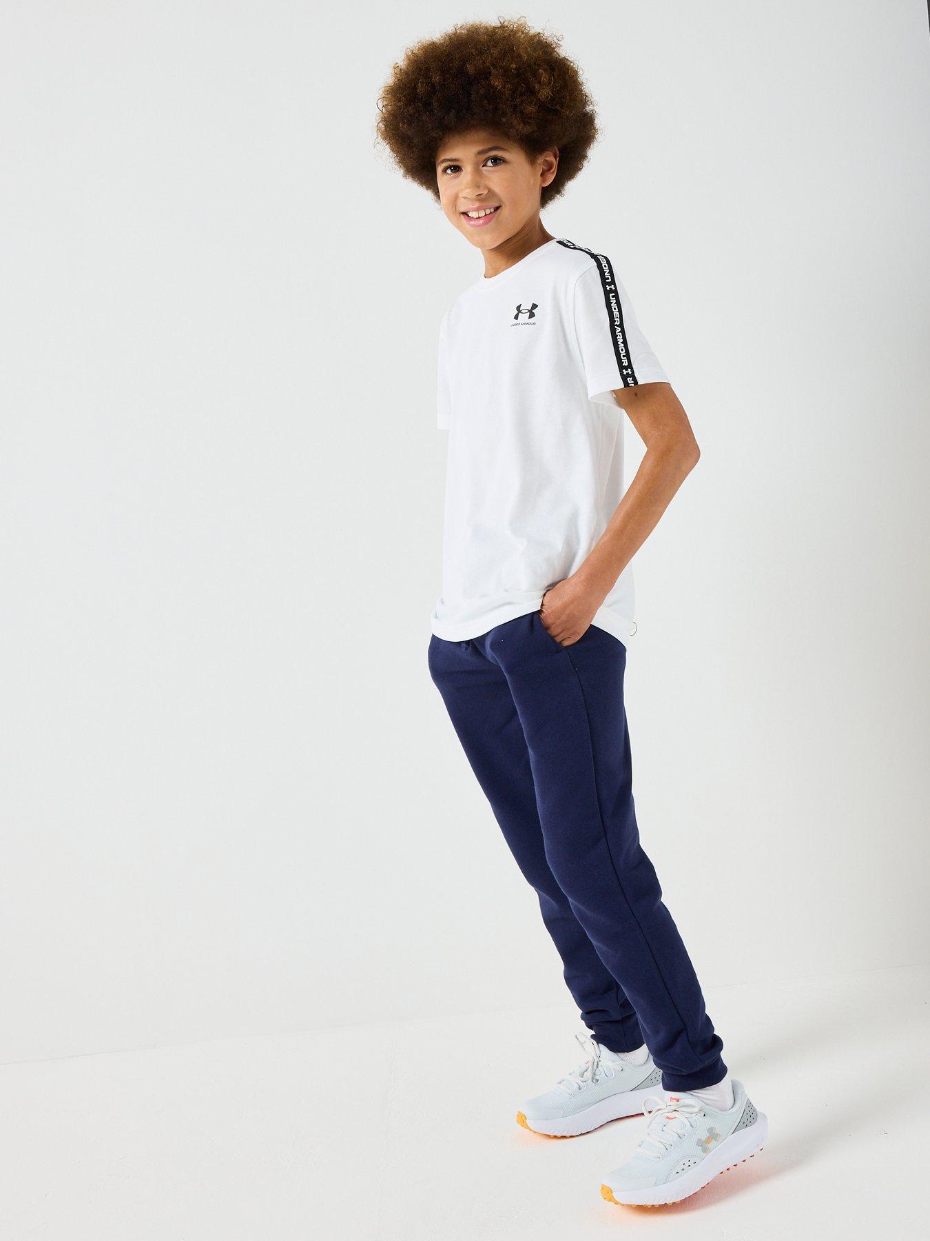 Image 3 of 5 of UNDER ARMOUR Boys Rival Fleece Joggers - Navy