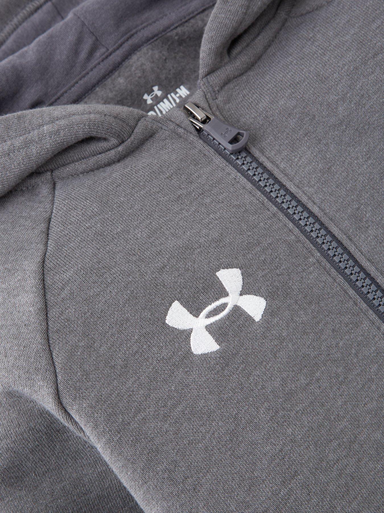 Boys under armour on sale zip up hoodie