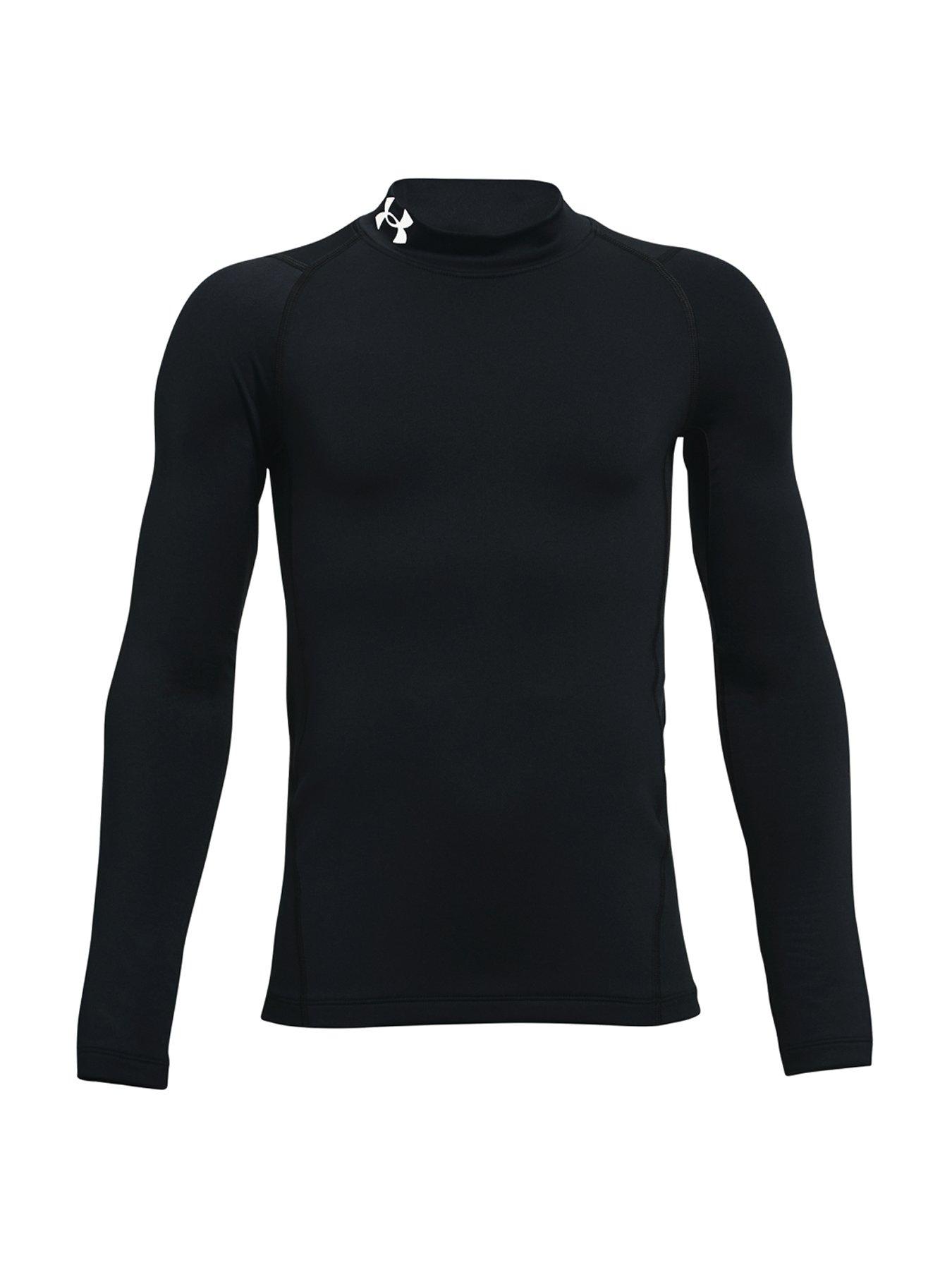 Black under armour shirt long sleeve best sale