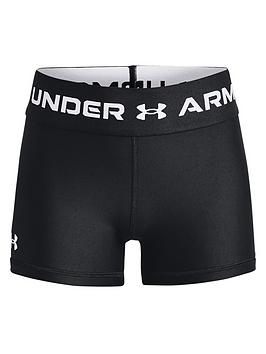 under armour girls armour shorty shorts - black