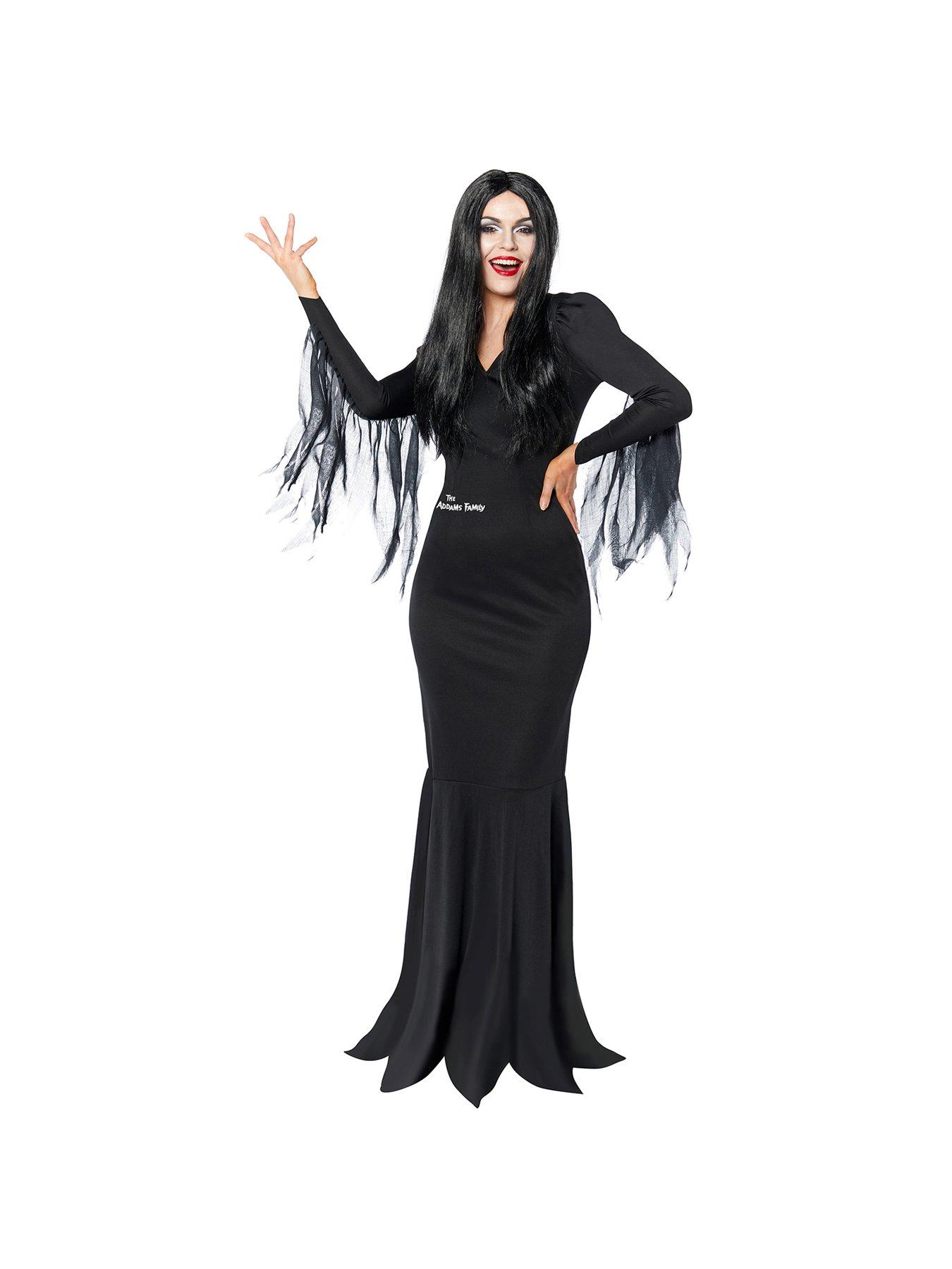 Grey Gothic Vampire Halloween Fancy Dress Costume (UK 8)