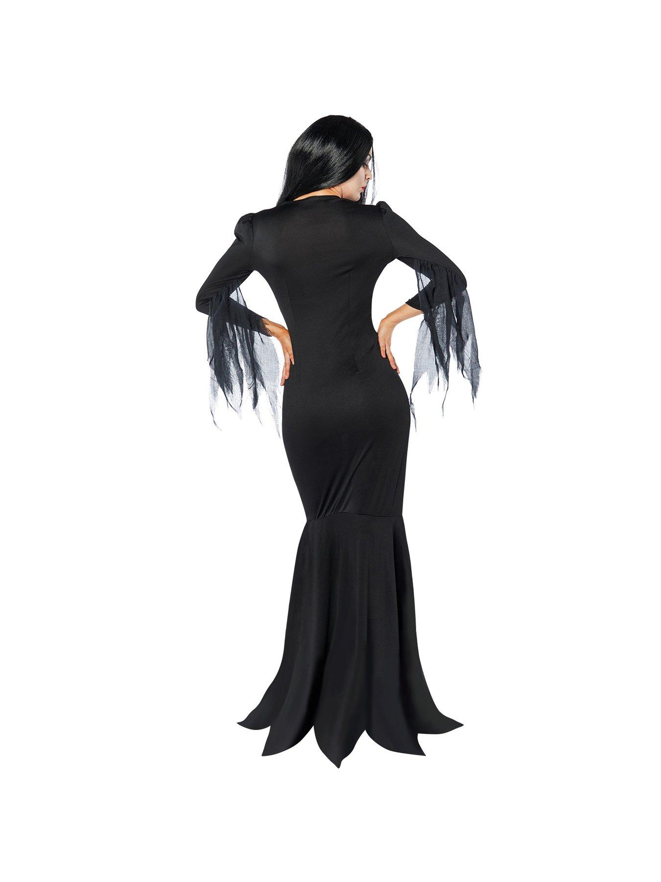 Image 2 of 4 of Wednesday The Addams Family Adult Morticia Costume