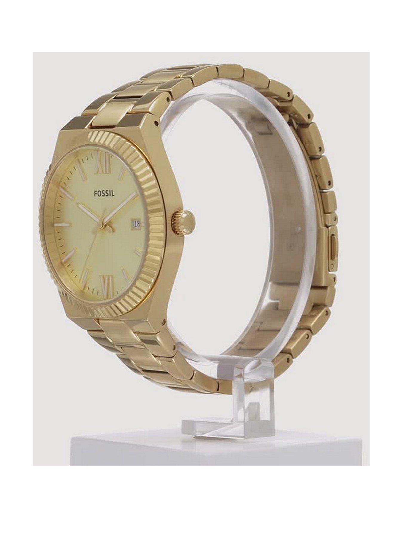 Fossil 2024 watch yellow