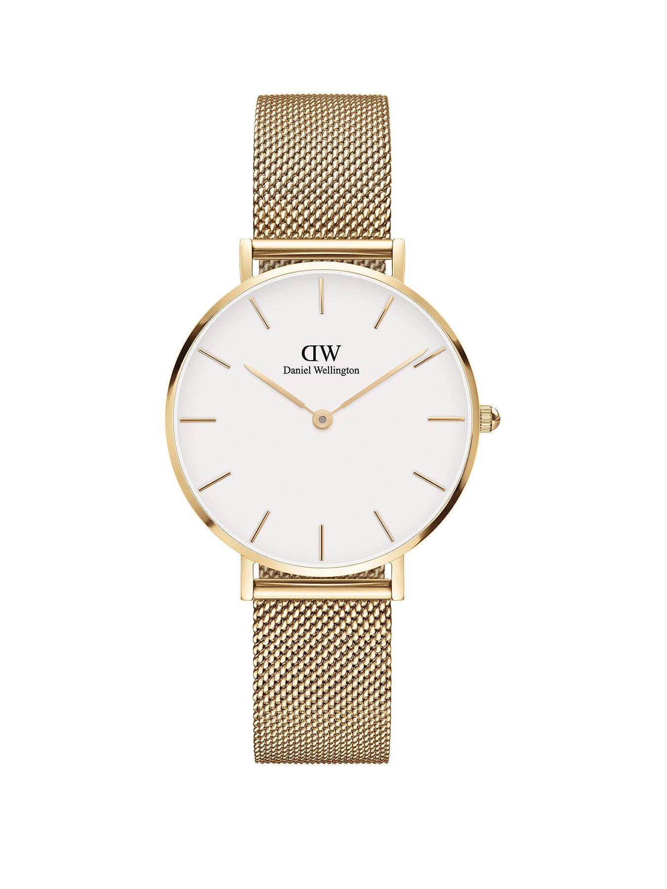 Product photograph of Daniel Wellington Evergold Watch from very.co.uk