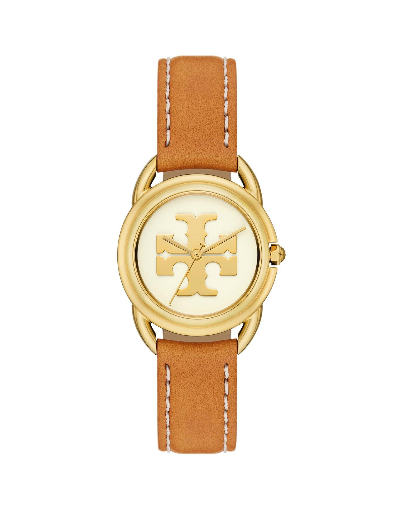 tory-burch-the-miller-brown-leather-strap-watch