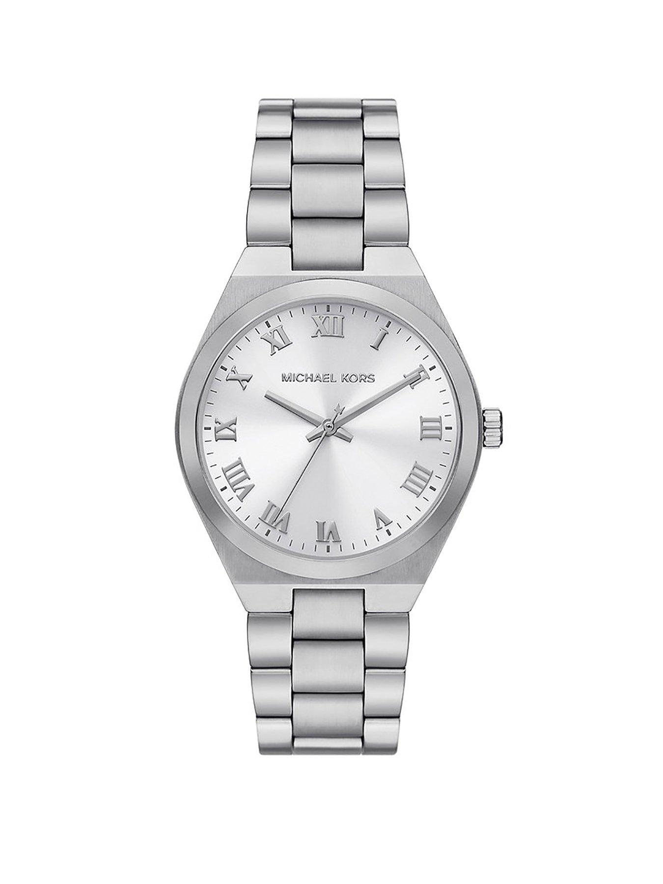 Black and white on sale michael kors watch