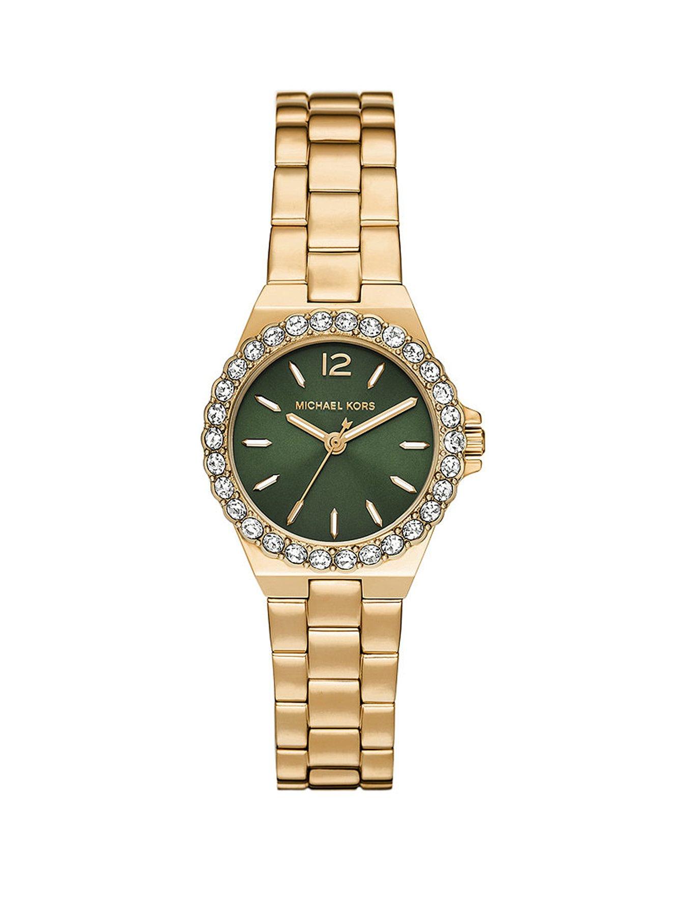 Green michael hot sale kors watch